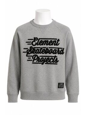 Size S‎ Element Men’s Skateboard Projects Graphic Crewneck Sweatshirt